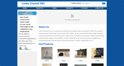 Desktop Screenshot of luckycrystalinc.com